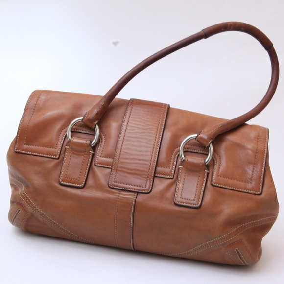 COACH™ Leather Saddle Bag - Picture 3 of 7